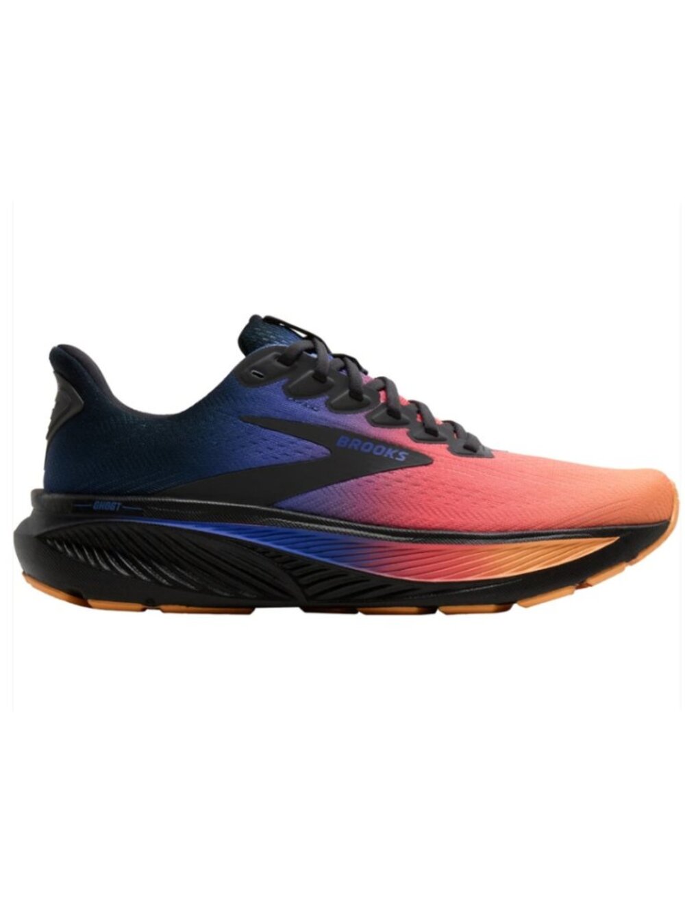 NWOB Brooks Ghost 17 • Size 9.5 • Night / Blue / Papaya